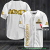 Play Station Personalized White Baseball Jersey Shirt