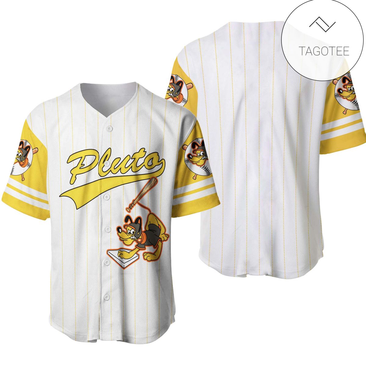 Pluto Disney Gift Baseball Jersey Pluto Disney Gift Baseball Jersey