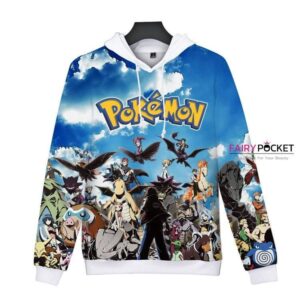 Pokemon All in One Blue 3D Hoodie For Men Women All Over 3D Printed Hoodie - 79423ec91680