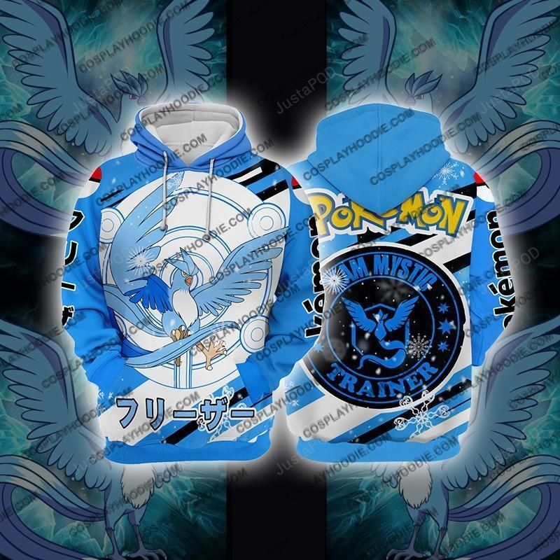 Pokemon Articuno Cosplay 3D Hoodie For Men Women All Over 3D Printed Hoodie Jacket - 4c63c210938b Pokemon Articuno Cosplay 3D Hoodie For Men Women All Over 3D Printed Hoodie Jacket - 4c63c210938b