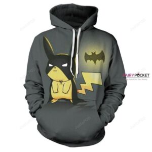 Pokemon Batman Pikachu 3D Hoodie For Men Women All Over 3D Printed Hoodie - 5297de6d461f
