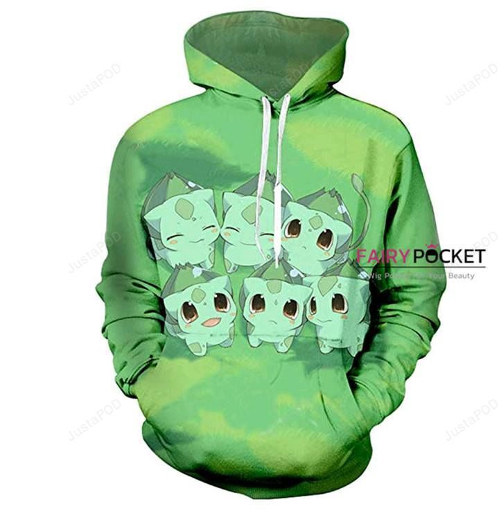 Pokemon Bulbasaur 3D Hoodie For Men Women All Over 3D Printed Hoodie - ed3df24f23ce Pokemon Bulbasaur 3D Hoodie For Men Women All Over 3D Printed Hoodie - ed3df24f23ce