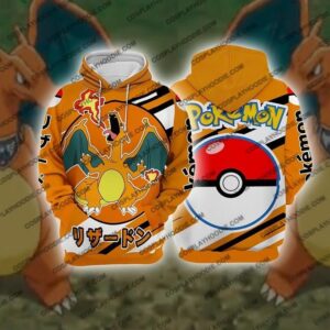 Pokemon Charizaword Cosplay 3D Hoodie For Men Women All Over 3D Printed Hoodie Jacket - fd236d80636e