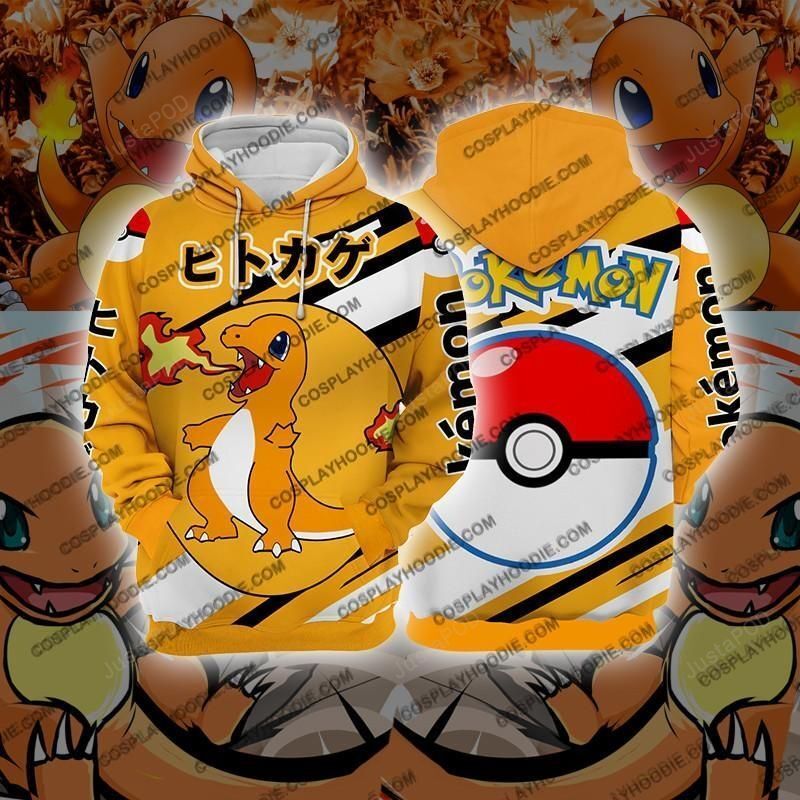 Pokemon Charmander Cosplay 3D Hoodie For Men Women All Over 3D Printed Hoodie Jacket - ed5cdfca502b Pokemon Charmander Cosplay 3D Hoodie For Men Women All Over 3D Printed Hoodie Jacket - ed5cdfca502b