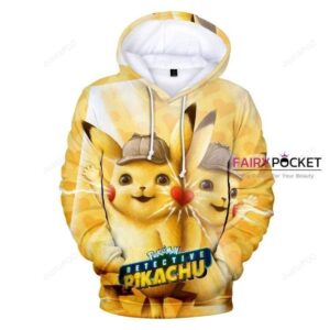 Pokemon Detective Pikachu 3D Hoodie For Men Women All Over 3D Printed Hoodie ï¿½ N - 246c5f82e4e0
