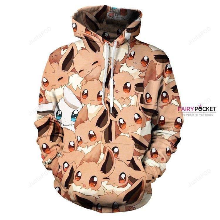 Pokemon Eevee Flesh Tone 3D Hoodie For Men Women All Over 3D Printed Hoodie - 027c2f8d6775 Pokemon Eevee Flesh Tone 3D Hoodie For Men Women All Over 3D Printed Hoodie - 027c2f8d6775
