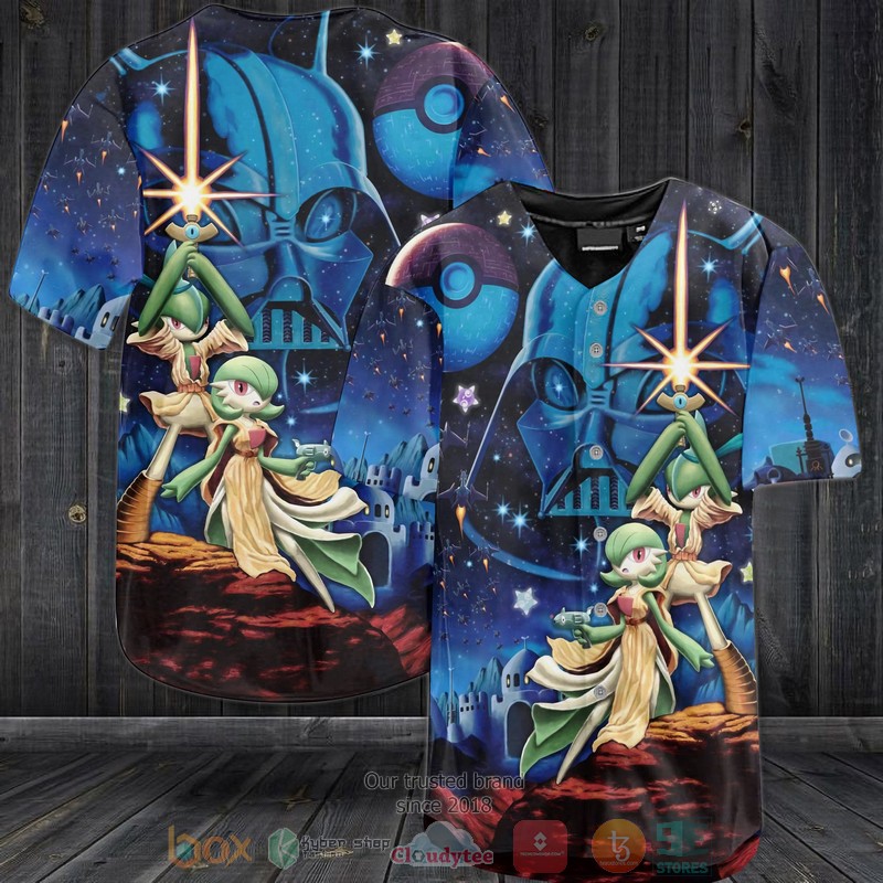 Pokemon Gardevoir Baseball Jersey Pokemon Gardevoir Baseball Jersey
