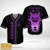Pokemon Gengar Custom Name Baseball Jersey Shirt