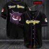 Pokemon Gengar Personalized Baseball Jersey