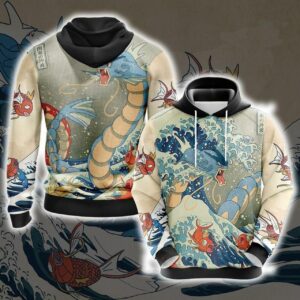 Pokemon - Gyarados Unisex 3D Hoodie All Over Print Hoodie1659 - b6af72c62009