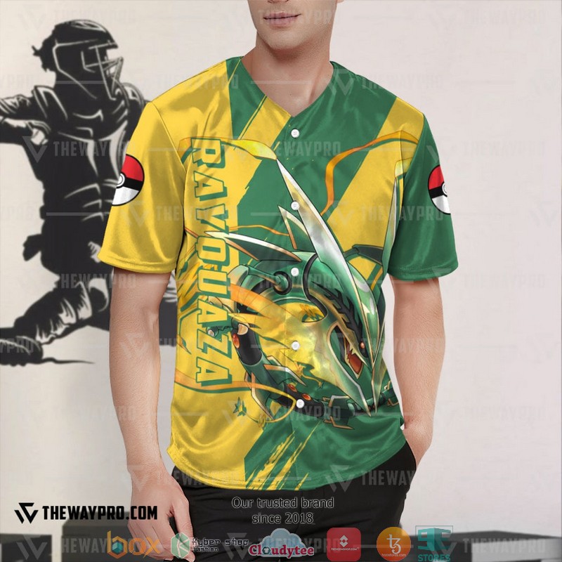 Pokemon Mega Rayquaza Baseball Jersey Pokemon Mega Rayquaza Baseball Jersey