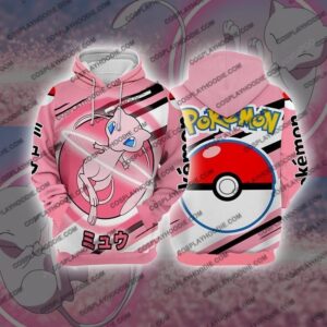 Pokemon Mew Cosplay 3D Hoodie For Men Women All Over 3D Printed Hoodie Jacket - 8ca0de9b2169