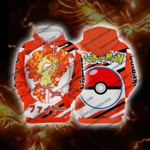 Pokemon Moltres Cosplay 3D Hoodie For Men Women All Over 3D Printed Hoodie Jacket - 773b2ddf340b