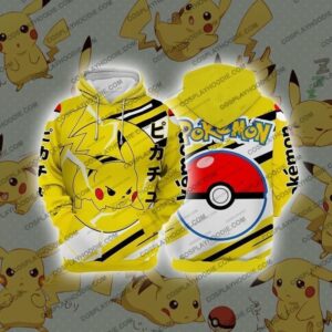 Pokemon Pikachu Cosplay 3D Hoodie For Men Women All Over 3D Printed Hoodie Jacket - 753801a134aa