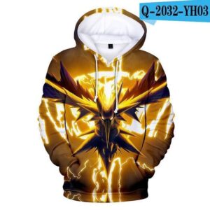 Pokemon Print Sweatshirt Long Sleeve Pullover And Zippered Hoodies Custom 3D Graphic Printed 3D Hoodie All Over Print Hoodie For Men For Women - dc7017ecb297