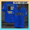 Police Baseball Jersey Shirt