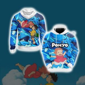 Ponyo  Unisex 3D Hoodie All Over Print Hoodie1678 - bf314bd0b967