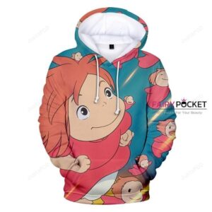 Ponyo on the Cliff Ponyo 3D Hoodie For Men Women All Over 3D Printed Hoodie - 2bce50b7f573