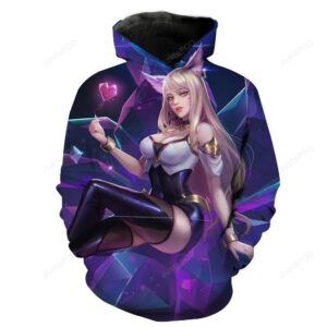 Popstar Ahri 3D Hoodie For Men Women All Over 3D Printed Hoodie ï¿½ League of Legends 3D Hoodie For Men Women All Over 3D Printed Hoodie - 4978f74ae27e