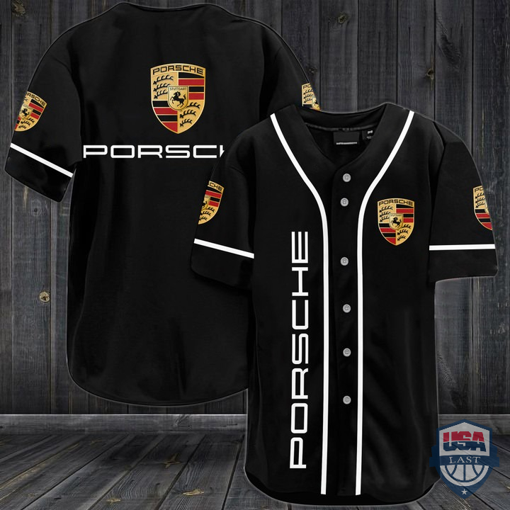 Porsche Baseball Jersey Shirt Porsche Baseball Jersey Shirt