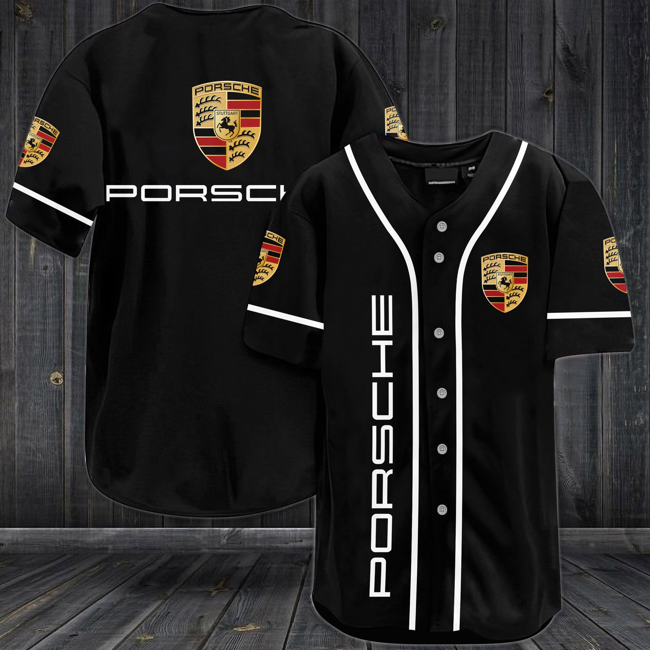 Porsche Baseball Jersey Porsche Baseball Jersey