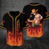 Portgas D. Ace Baseball Jersey Shirt