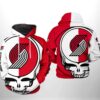 Portland Trailblazers NBA Grateful Dead 3D Printed Hoodie/Zipper Hoodie - a35b0bfec78c