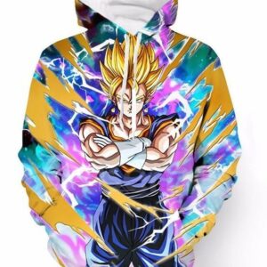 Potara Fusion Goku Dragon Ball Z Pullover And Zippered Hoodies Custom 3D Graphic Printed 3D Hoodie All Over Print Hoodie For Men For Women - 7a4cac47fef5
