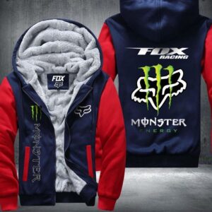 Premium Fox Racing Me Fleece Zip Hoodie Red 3D Hoodie For Men For Women All Over Printed Hoodie - 2da9945697f0
