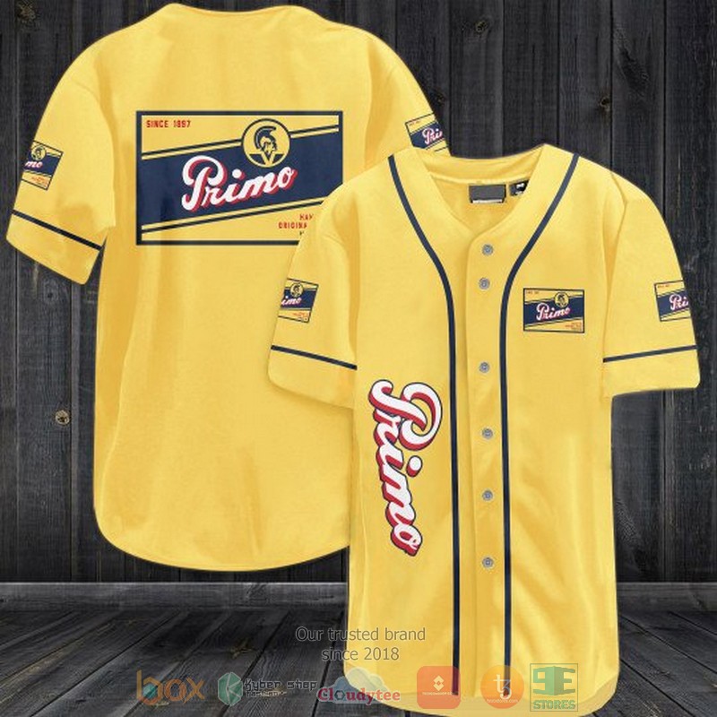 Primo Island Lager Baseball Jersey Primo Island Lager Baseball Jersey