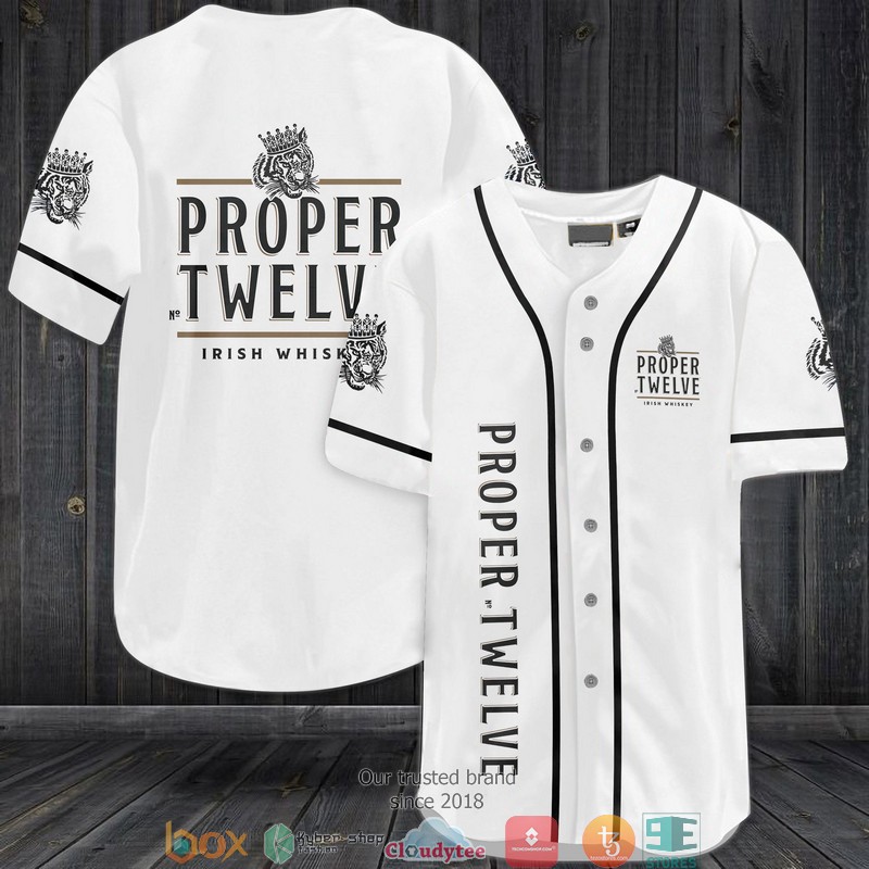 Proper No Twelve Irish Whiskey Baseball Jersey Shirt Proper No Twelve Irish Whiskey Baseball Jersey Shirt