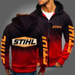 Quality Stihl Performance Zip Up Red 3D Hoodie For Men For Women All Over Printed Hoodie - ccf1e52257a0