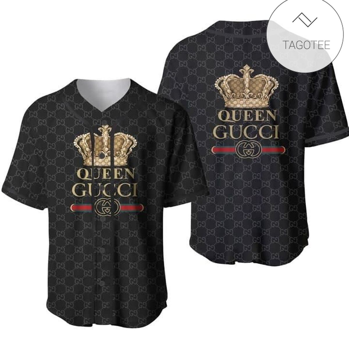 Queen Gucci Baseball Jersey Shirt Tagotee Queen Gucci Baseball Jersey Shirt Tagotee