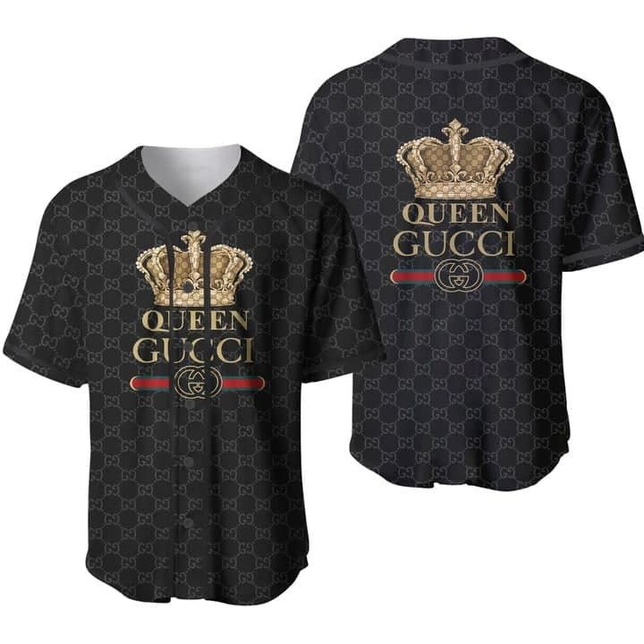 Queen Gucci Baseball Jersey Queen Gucci Baseball Jersey