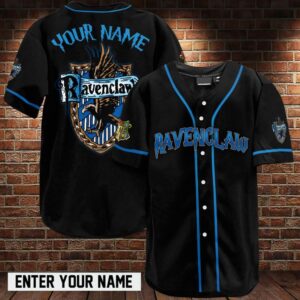Ravenclaw Custom Name Baseball Jersey