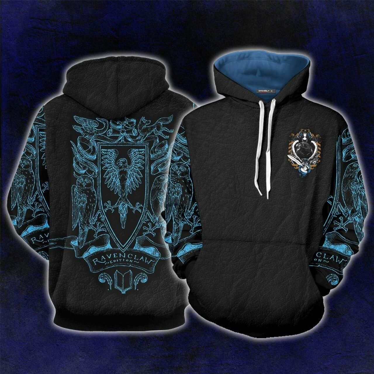 Ravenclaw Edition Harry Potter 3D Hoodie All Over Print Hoodie420 - caf2c63b487b Ravenclaw Edition Harry Potter 3D Hoodie All Over Print Hoodie420 - caf2c63b487b