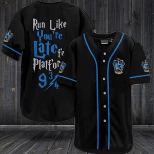 Ravenclaw Run Like You’Re Late Platform Baseball Jersey Shirt