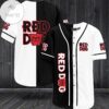 Red Dog Logo Baseball Jersey Shirt