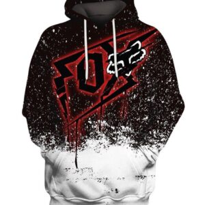 Red Fox Racing Pullover And Zip Pered Hoodies Custom 3D Graphic Printed 3D Hoodie All Over Print Hoodie For Men For Women - bfbca6baa314