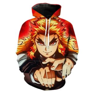 Rengoku 3D Hoodie For Men Women All Over 3D Printed Hoodie ï¿½ Kimetsu no Yaiba Clothing ï¿½ Demon Slayer - 08ef066c2be6