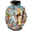 Rick And Morty Pullover And Zippered Hoodies Custom 3D Graphic Printed 3D Hoodie All Over Print Hoodie For Men For Women - 4e02315b27d1