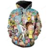 Rick And Morty Pullover And Zippered Hoodies Custom 3d Graphic Printed 3d Hoodie All Over Print Hoodie For Men For Women - 19b5ecd6f57c