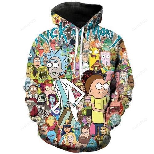 Rick And Morty Pullover And Zippered Hoodies Custom 3d Graphic Printed 3d Hoodie All Over Print Hoodie For Men For Women - 19b5ecd6f57c Rick And Morty Pullover And Zippered Hoodies Custom 3d Graphic Printed 3d Hoodie All Over Print Hoodie For Men For Women - 19b5ecd6f57c