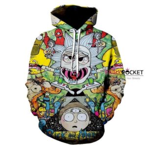 Rick and Morty 3D Hoodie For Men Women All Over 3D Printed Hoodie ï¿½ G - 95d708452c2f