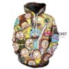 Rick and Morty 3D Hoodie For Men Women All Over 3D Printed Hoodie � L - 3cd77bfed515