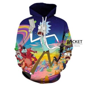 Rick and Morty All in One 3D Hoodie For Men Women All Over 3D Printed Hoodie ï¿½ C - b0821dc8cc23