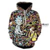 Rick and Morty Black 3D Hoodie For Men Women All Over 3D Printed Hoodie - 62724320a48c