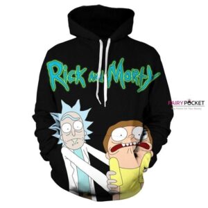 Rick and Morty Black 3D Hoodie For Men Women All Over 3D Printed Hoodie ï¿½ E - 19c000f60d4e