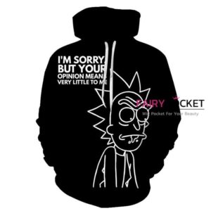 Rick and Morty Black 3D Hoodie For Men Women All Over 3D Printed Hoodie ï¿½ G - 6021d4cf629d