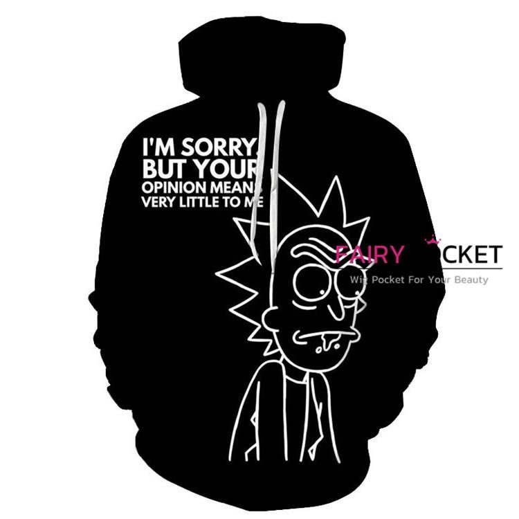 Rick and Morty Black 3D Hoodie For Men Women All Over 3D Printed Hoodie � G - 6021d4cf629d Rick and Morty Black 3D Hoodie For Men Women All Over 3D Printed Hoodie � G - 6021d4cf629d